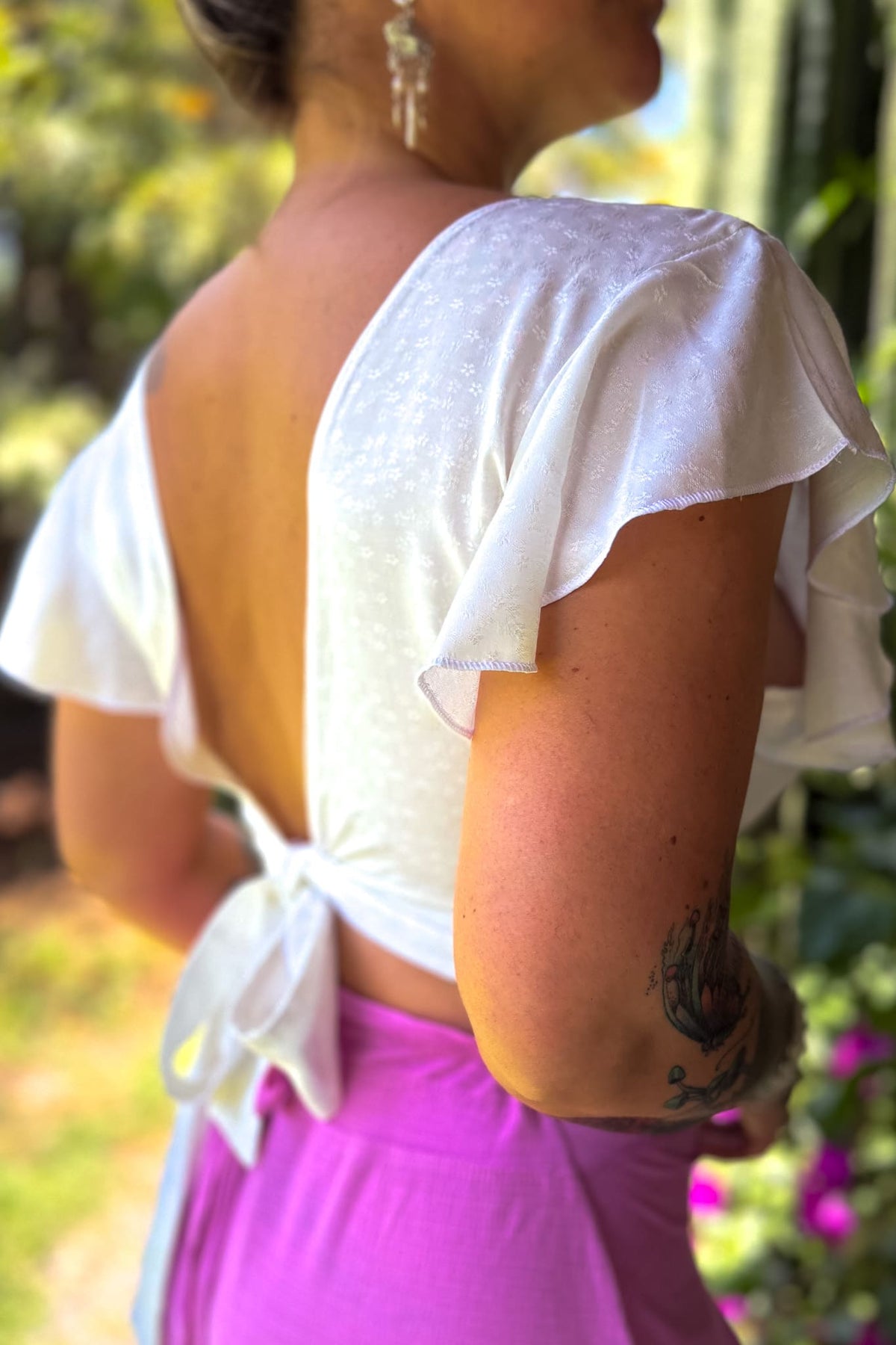 Blusa Butterfly blanca