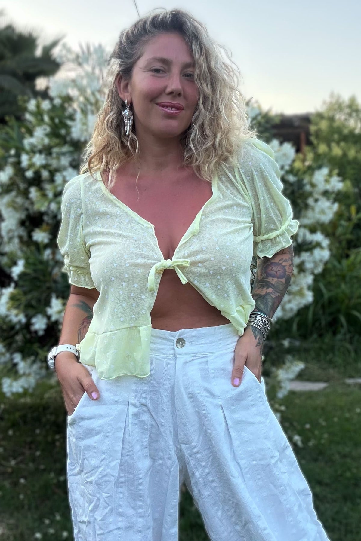 Blusa La Coquette / amarilla