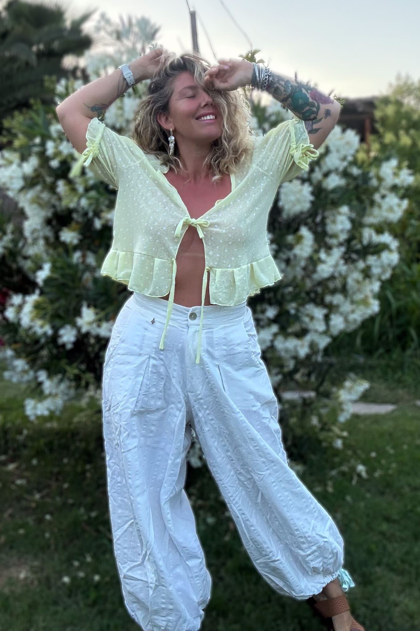 Blusa La Coquette / amarilla