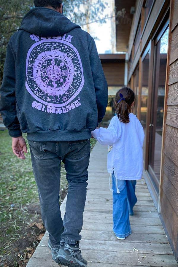 Poleron Tzolkin / Gris Marengo. - LadyMushroom